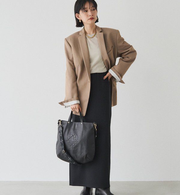  「エンボスモノグラム 2WAYトートバッグ」|トートバッグ|