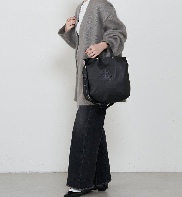  「エンボスモノグラム 2WAYトートバッグ」|トートバッグ|