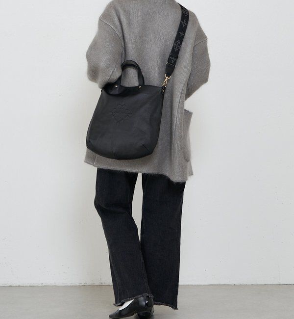  「エンボスモノグラム 2WAYトートバッグ」|トートバッグ|