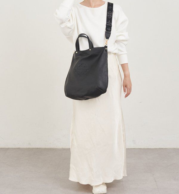  「エンボスモノグラム 2WAYトートバッグ」|トートバッグ|