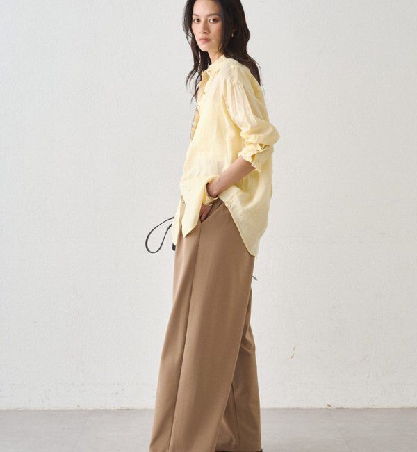  「リネンバックタイシャツ」|シャツ・ブラウス|