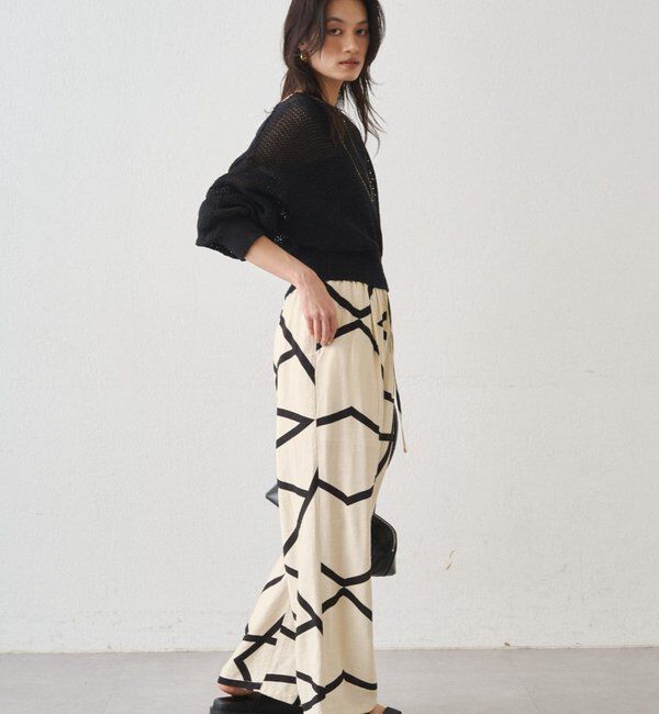  「クリスピーコットンショートニット」|ニット・セーター|