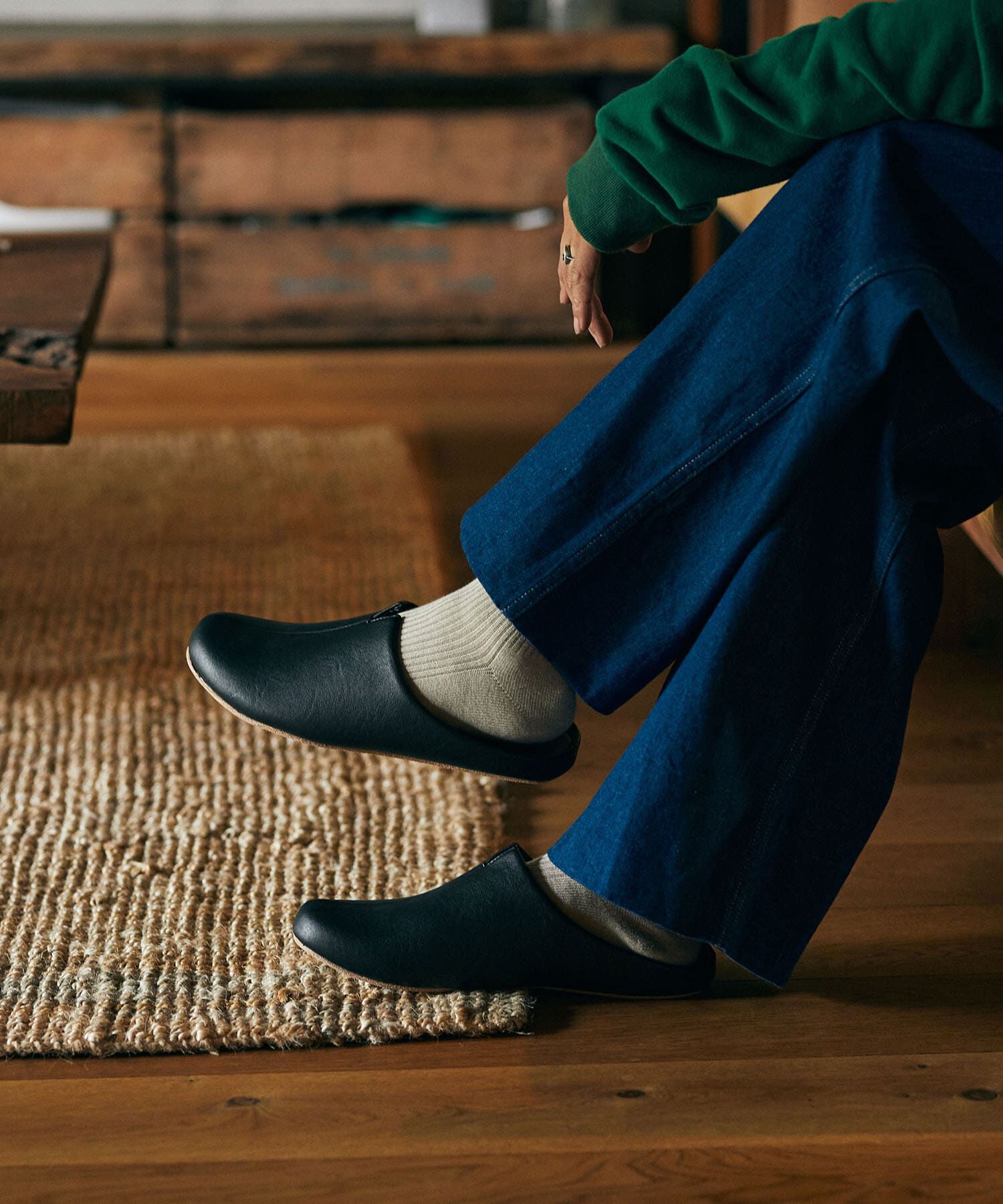 URBAN RESEARCH DOORS「room&rsquo;s　スリッパM」|ルームシューズ|ブラック