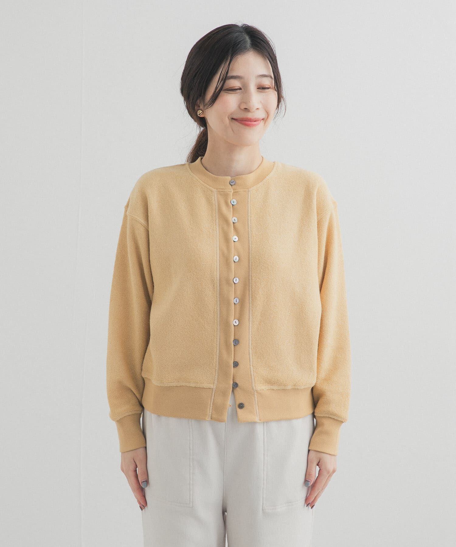 URBAN RESEARCH DOORS「カットブークレーショートカーディガン」|カーディガン|