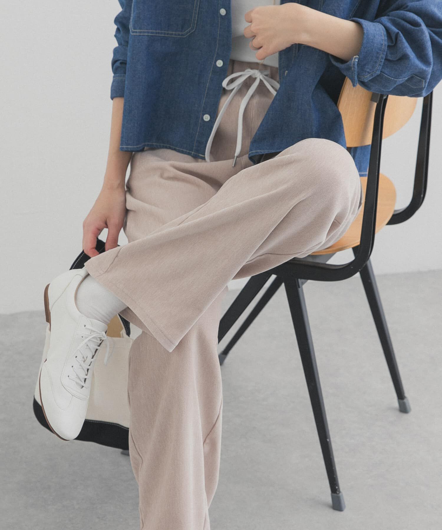 URBAN RESEARCH DOORS「ストレッチツイルイージパンツ」|その他|ベージュ