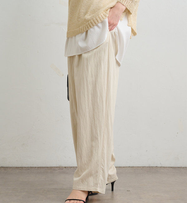  「【リバイバル】レーヨンナイロンウエストゴムイージーパンツ」|その他|