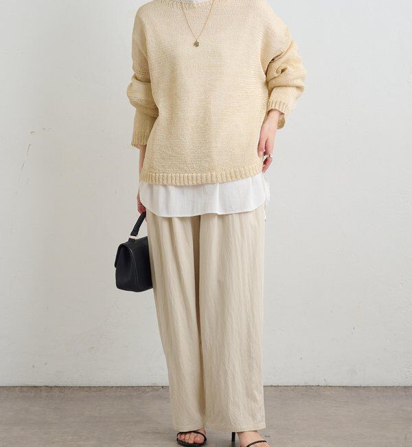  「【リバイバル】レーヨンナイロンウエストゴムイージーパンツ」|その他|