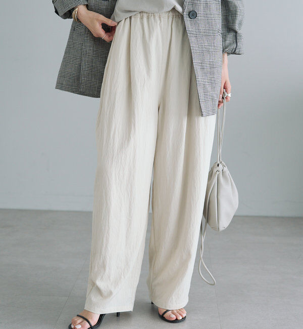  「【リバイバル】レーヨンナイロンウエストゴムイージーパンツ」|その他|