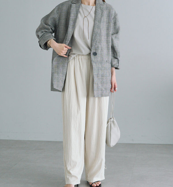  「【リバイバル】レーヨンナイロンウエストゴムイージーパンツ」|その他|