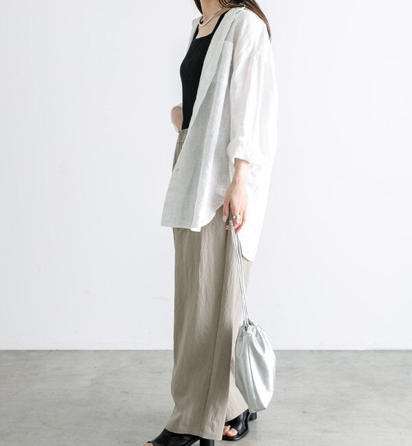  「【リバイバル】レーヨンナイロンウエストゴムイージーパンツ」|その他|