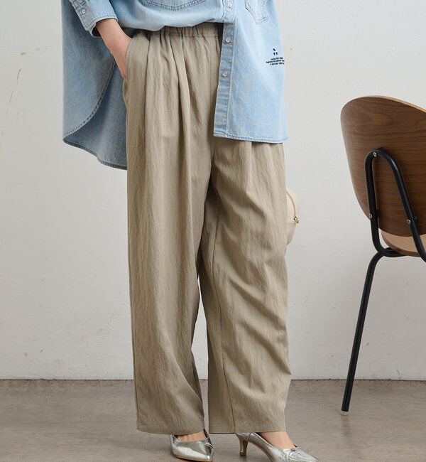  「【リバイバル】レーヨンナイロンウエストゴムイージーパンツ」|その他|