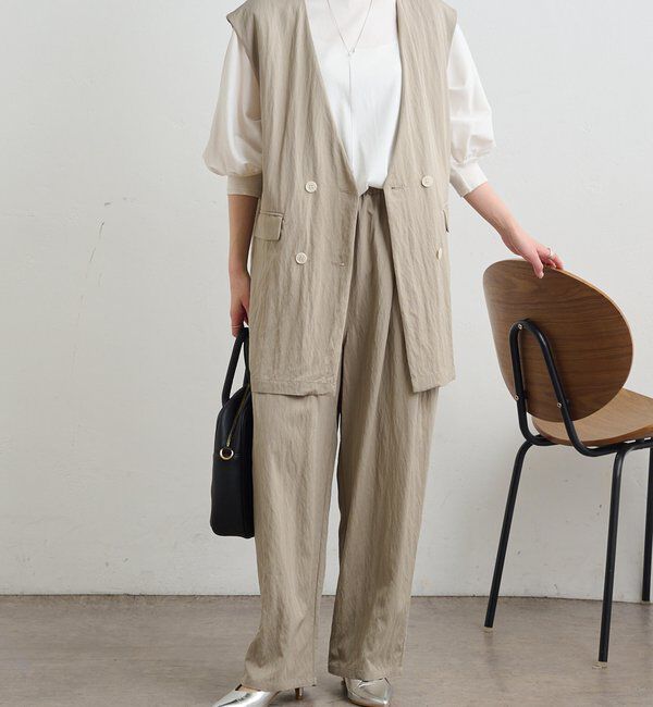  「【リバイバル】レーヨンナイロンウエストゴムイージーパンツ」|その他|