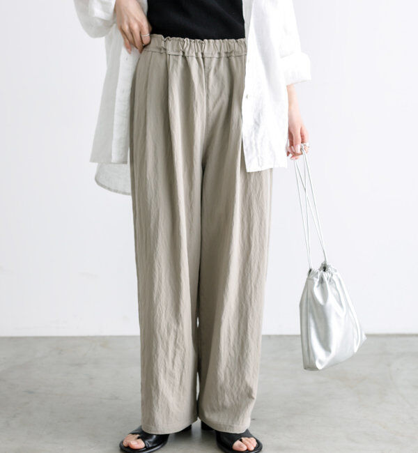  「【リバイバル】レーヨンナイロンウエストゴムイージーパンツ」|その他|