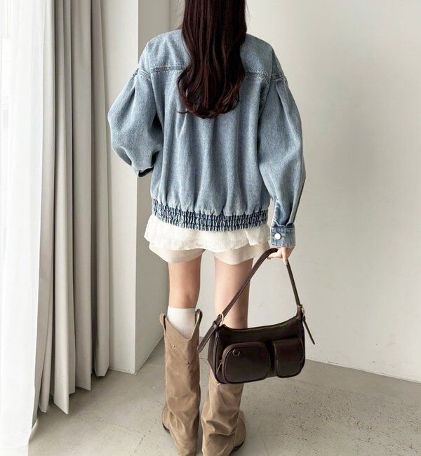  「配色バーンジャケット」|デニムジャケット|