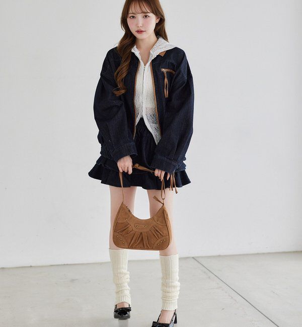  「配色バーンジャケット」|デニムジャケット|