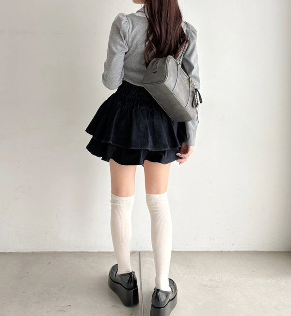  「ティアードミニスカート」|スカート|