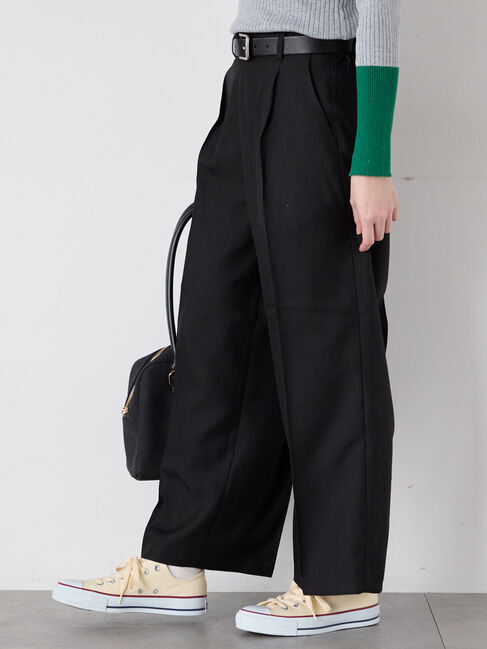 Te chichi TERRASSE「タックストレートパンツ」|その他|