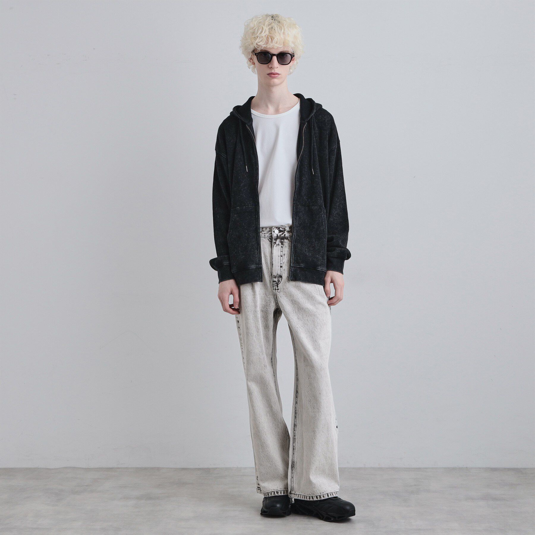 tk.TAKEO KIKUCHI「ワイドストレートレッグデニム」|デニム|