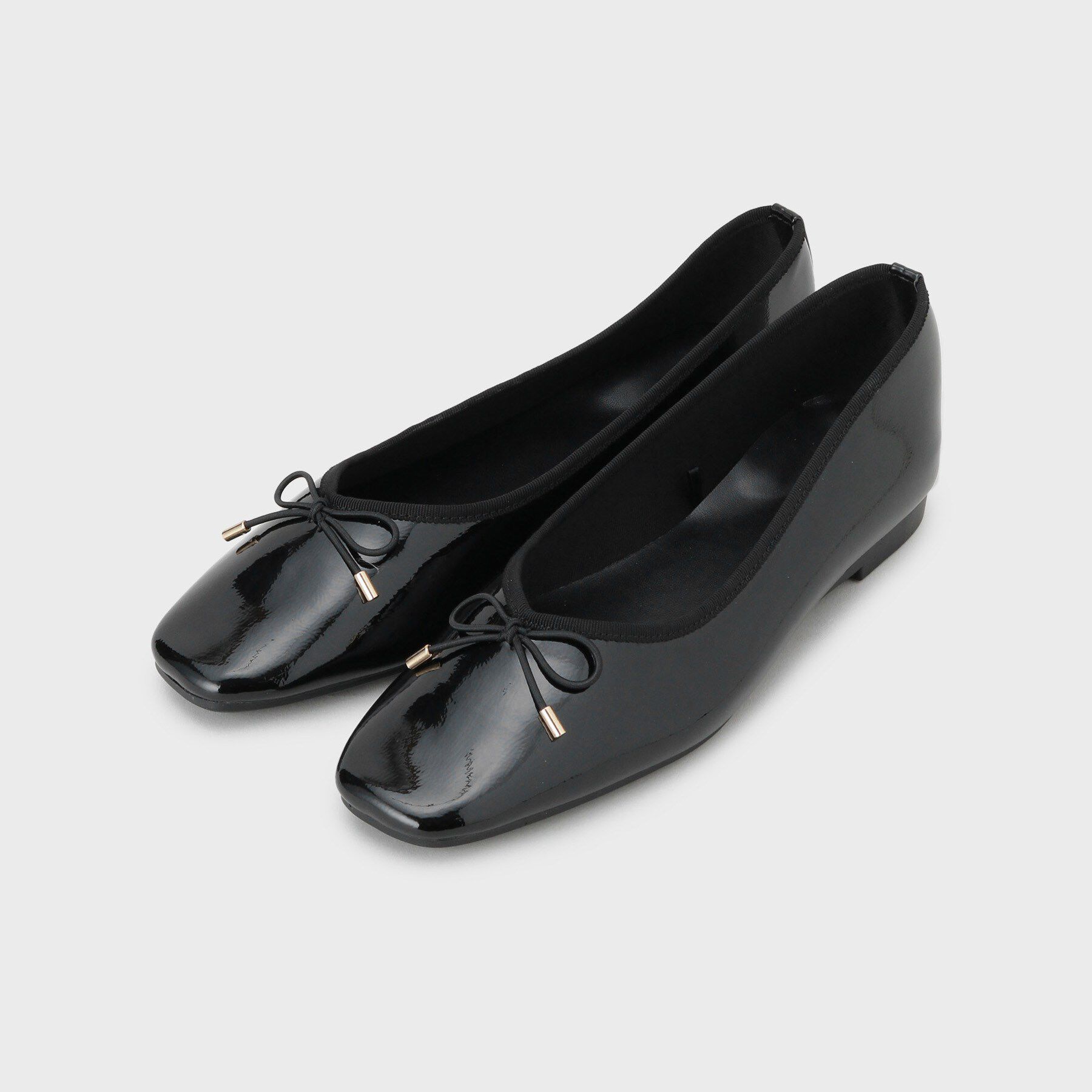 OPAQUE.CLIP「新色追加！【定番】名品フラットバレエシューズ」|パンプス|ブラック(019)