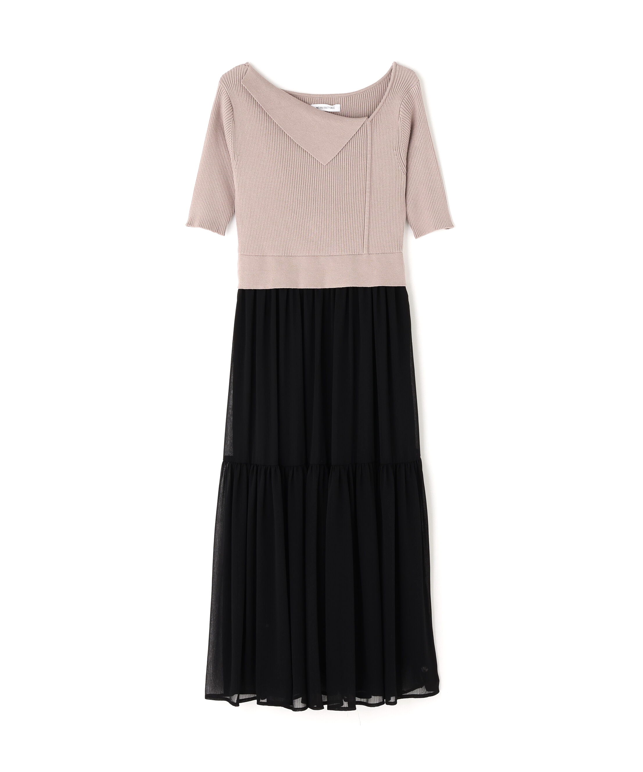  「アシメカラードッキングワンピース」|ワンピース|