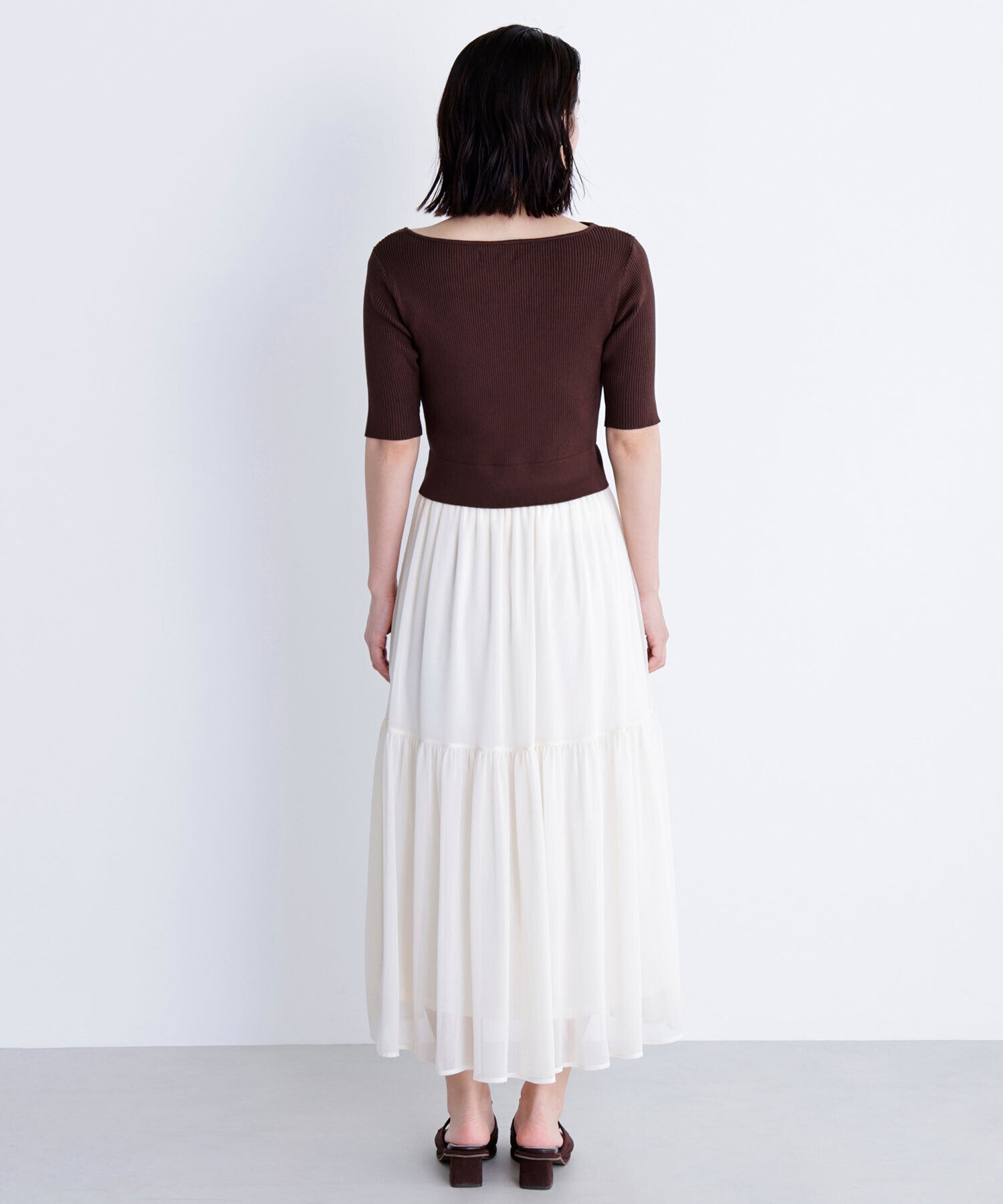  「アシメカラードッキングワンピース」|ワンピース|