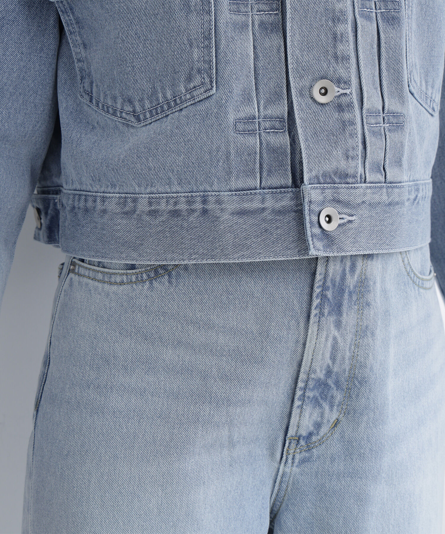  「ショートデニムジャケット」|ブルゾン・スタジャン|