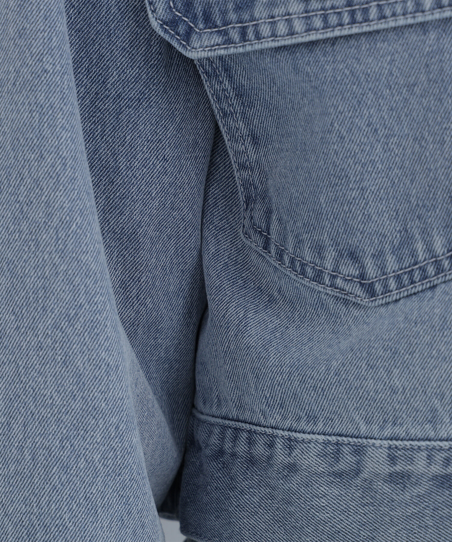  「ショートデニムジャケット」|ブルゾン・スタジャン|