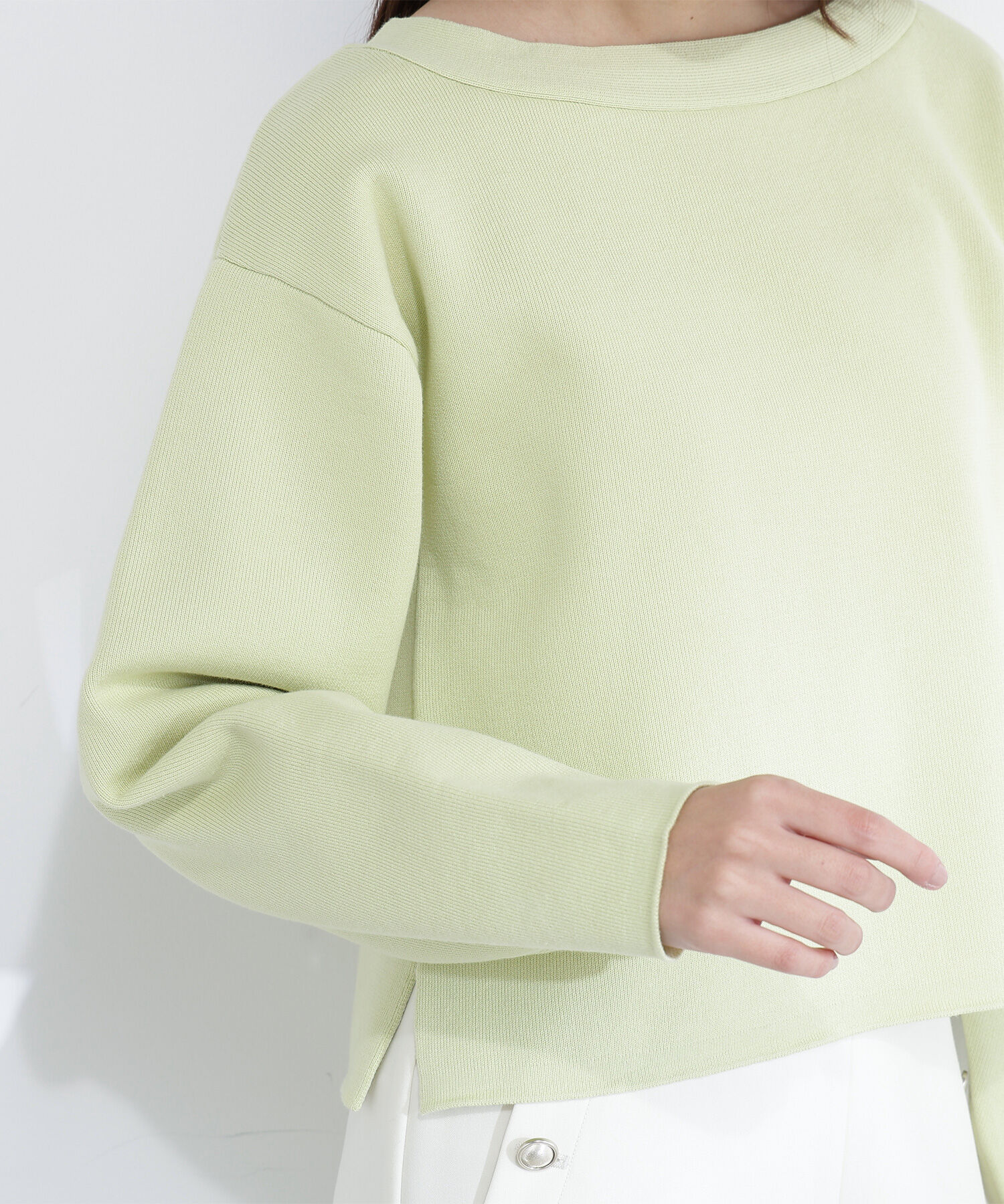  「スウェットライクフォルムニット」|ニット・セーター|