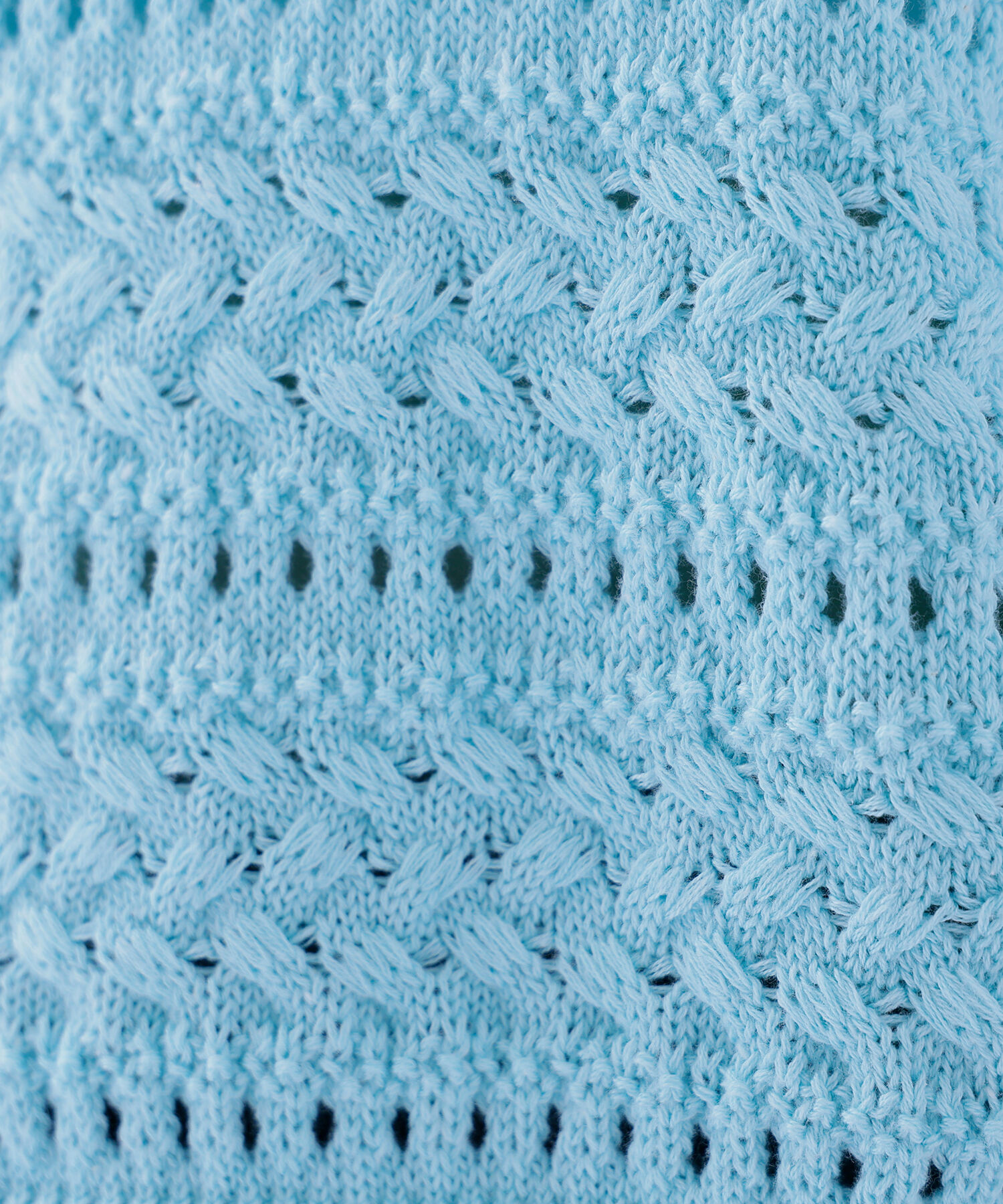  「Vネック透かし編みニット」|ニット・セーター|