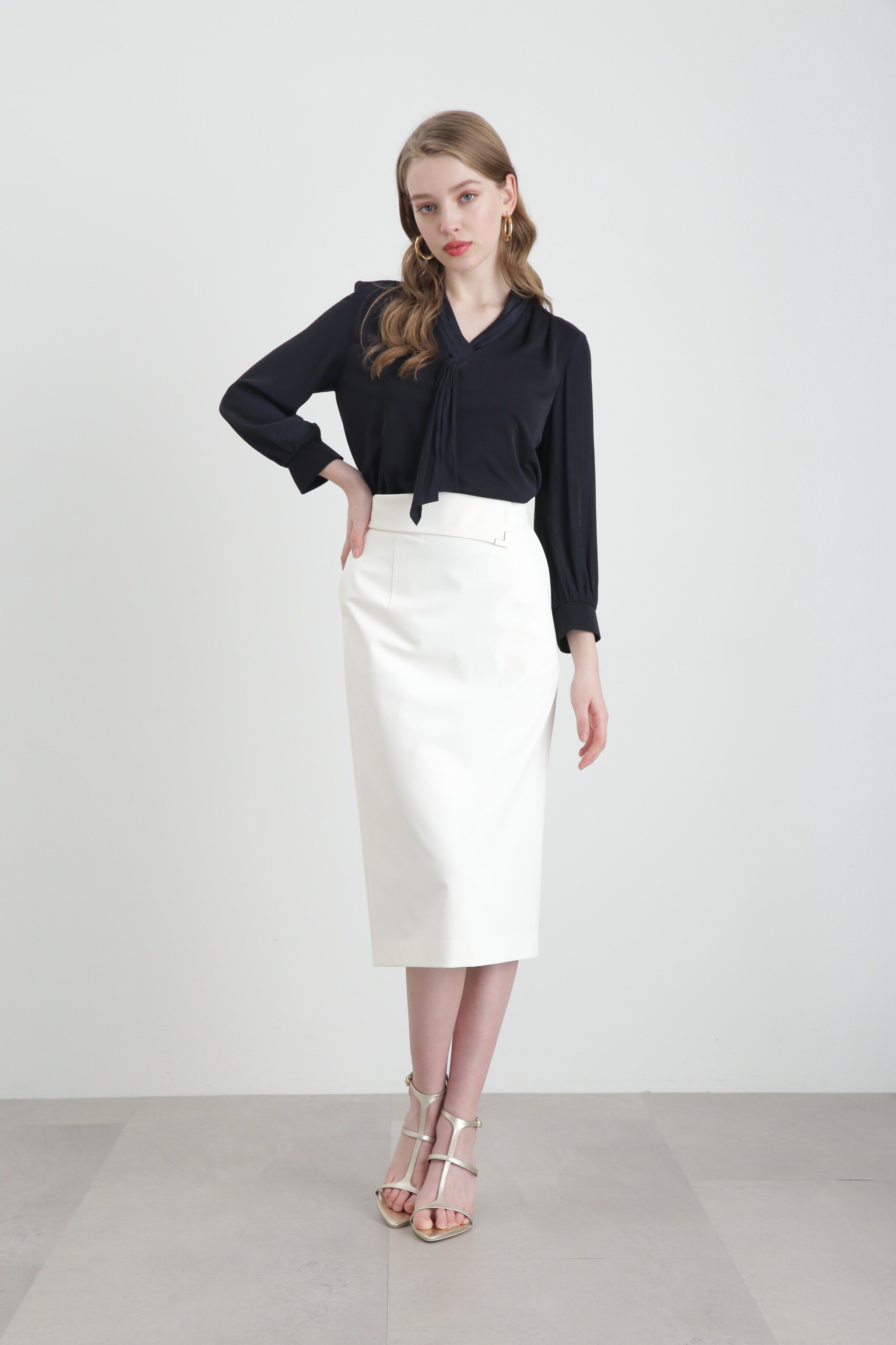  「◆Ｌ字メタルタイトスカート」|スカート|