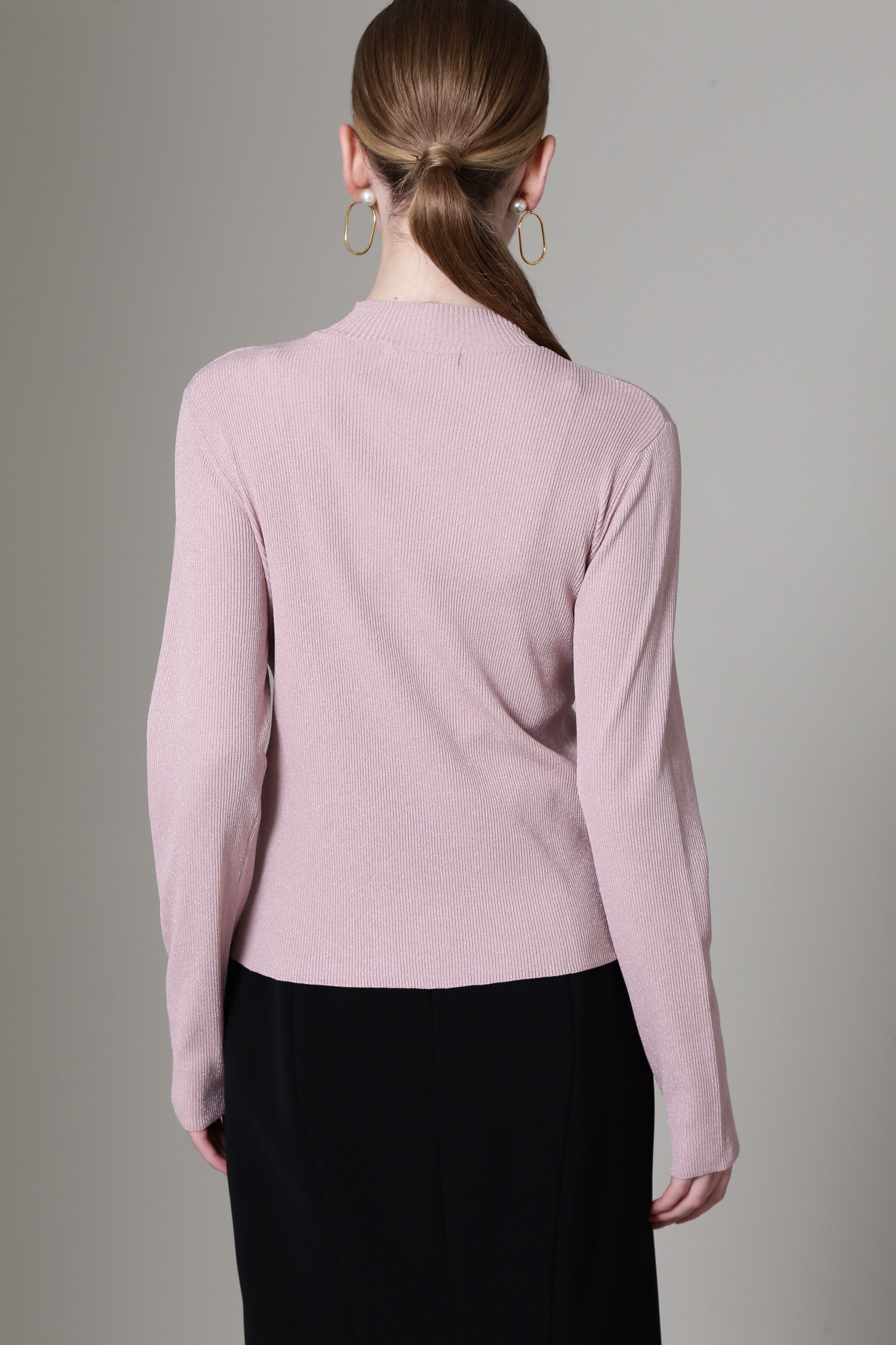  「◆ハイネックラメニットトップス」|ニット・セーター|