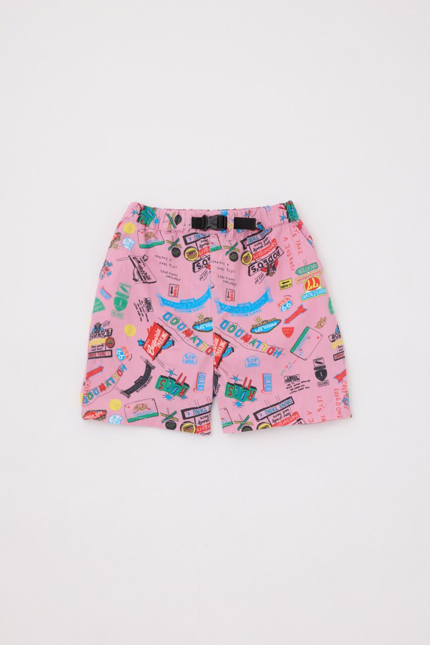 RODEO CROWNS「キッズ RDCS パターンショートパンツ」|その他|柄PNK5