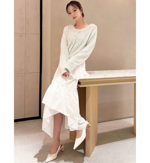 RESEXXY「ラメシャギーカーディガン」|カーディガン|