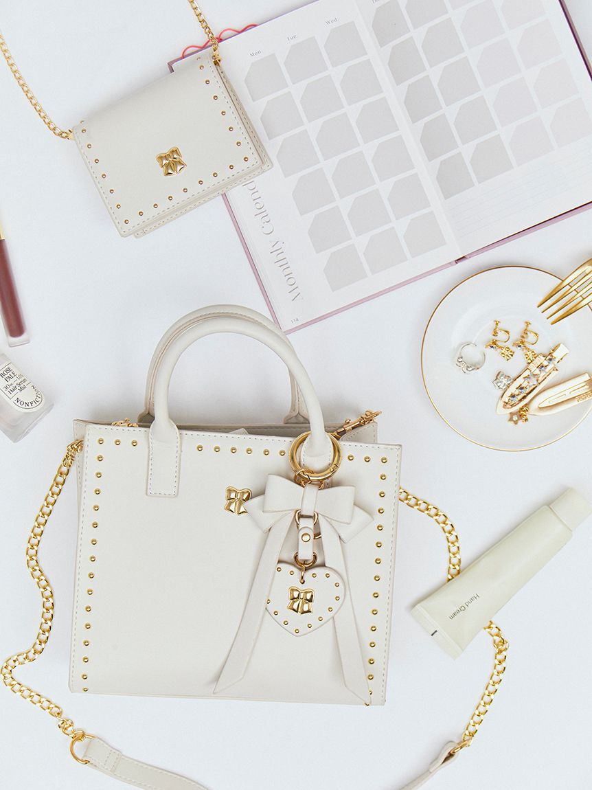 FURFUR「【限定カラー】リボンカシメミニウォレットショルダー」|財布|