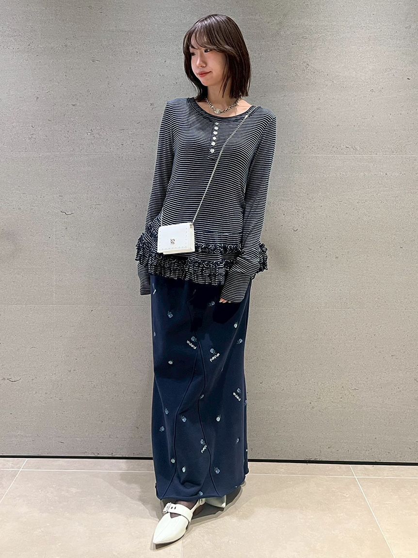 FURFUR「【限定カラー】リボンカシメミニウォレットショルダー」|財布|