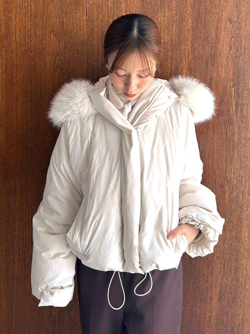 WEB限定カラーあり】西川フードファーショートダウン（SNIDEL