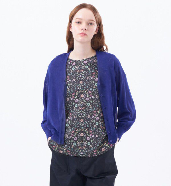 MACKINTOSH PHILOSOPHY「HEAVENLY ドルマンニットカーディガン」|ニット・セーター|ブルー