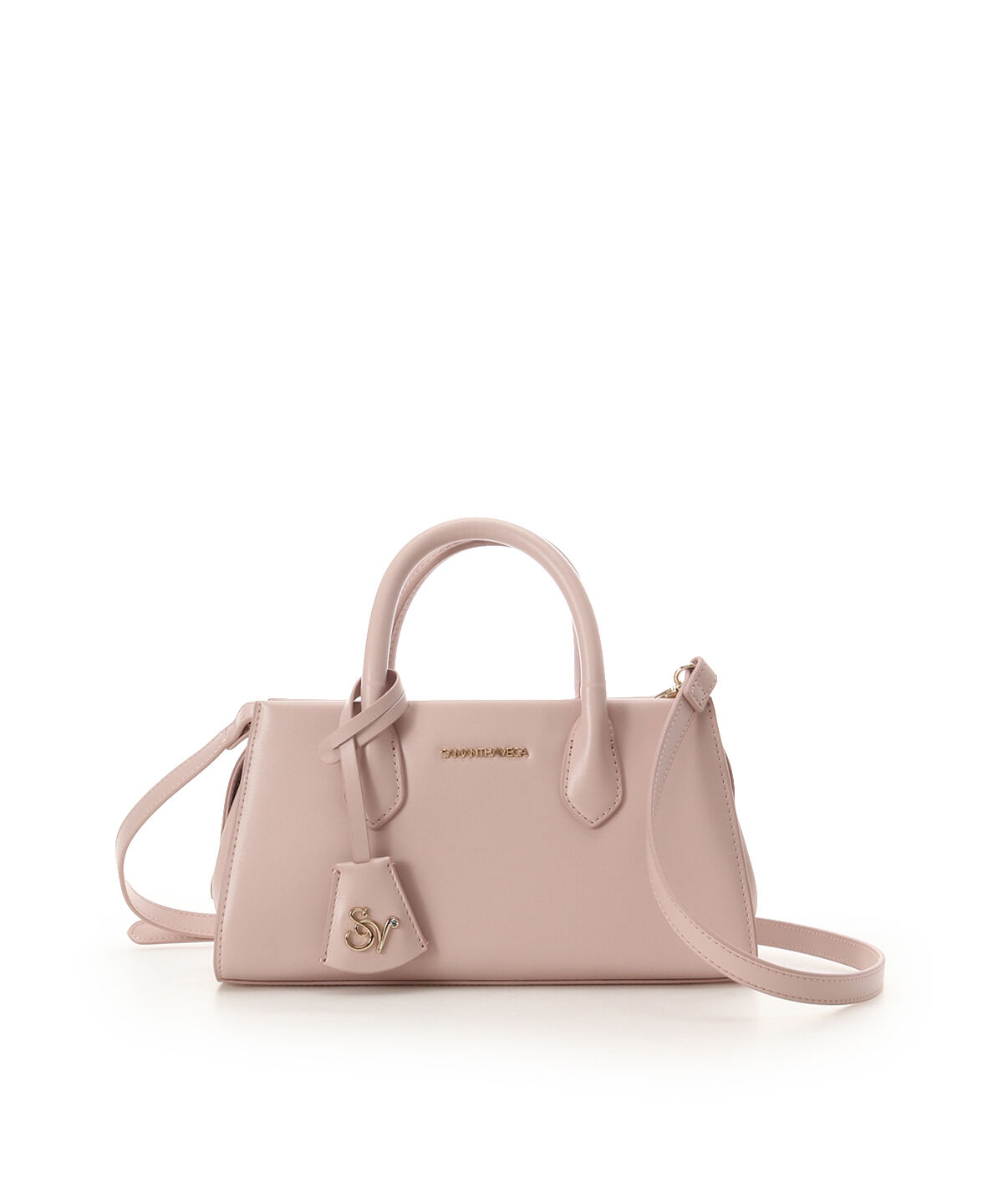 Samantha Vega「ロゴ金具ショルダーバッグ」|ショルダー・メッセンジャー|ピンク