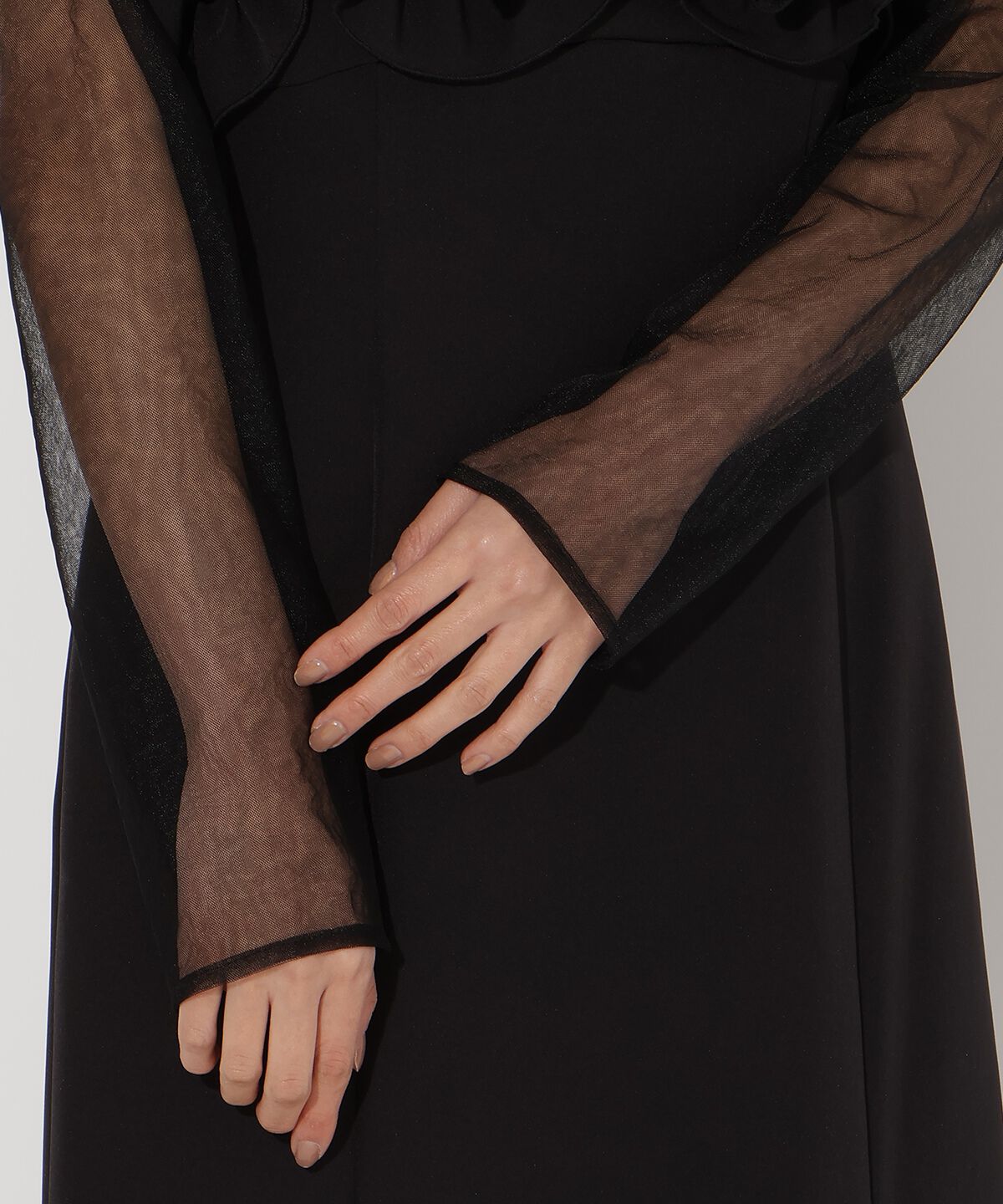 アンドクチュール「ボリュームフリルドレス」|ドレス|