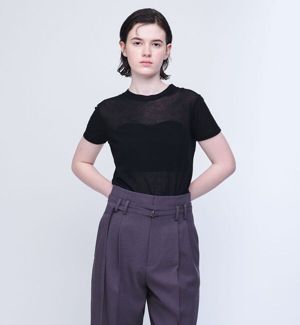 AEWEN MATOPH「＜AEWEN MATOPH＞シアー Tシャツ」|Tシャツ・カットソー|