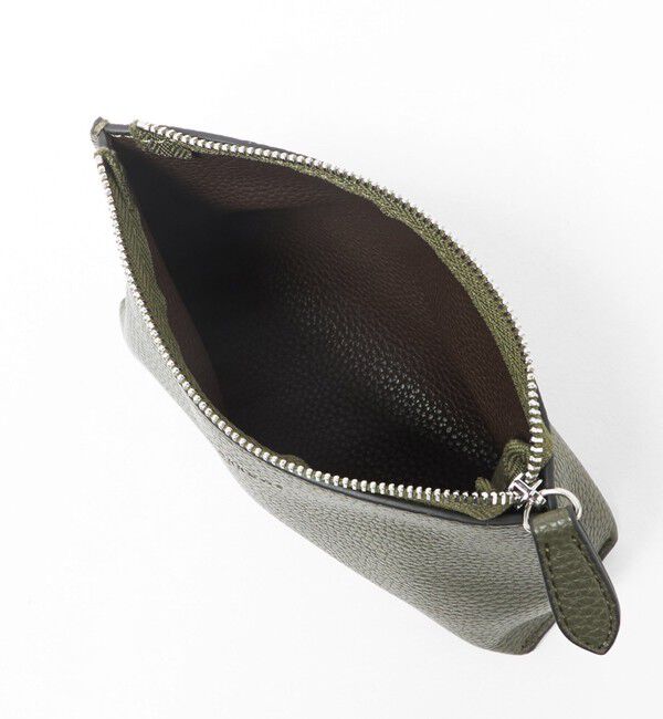 UNITED ARROWS「レザーライク ポーチ S」|ハンドバッグ|