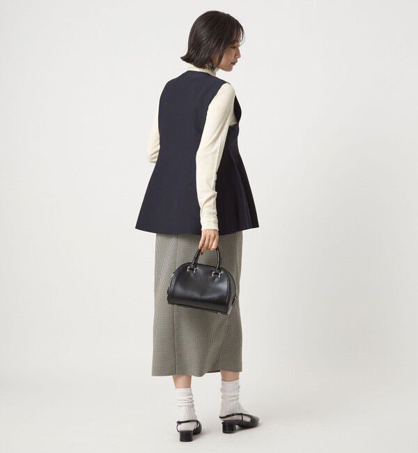 UNITED ARROWS green label relaxing「 ペプラム ジレ ニット プルオーバー -ウォッシャブル-」|ベスト・ジレ|