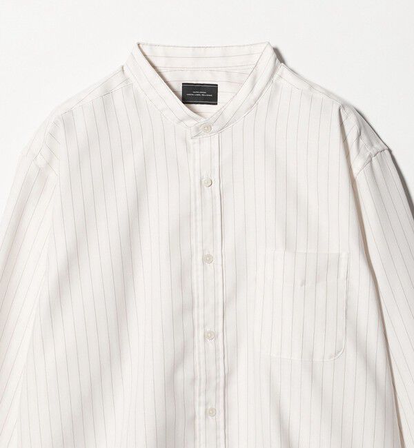 UNITED ARROWS green label relaxing「W/R オックスフォード バンドカラー 長袖 シャツ」|シャツ・ブラウス|