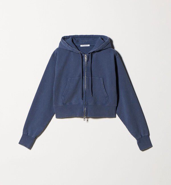BEAUTY&YOUTH UNITED ARROWS「コットン ショートフロントジップパーカー」|カーディガン|NAVY