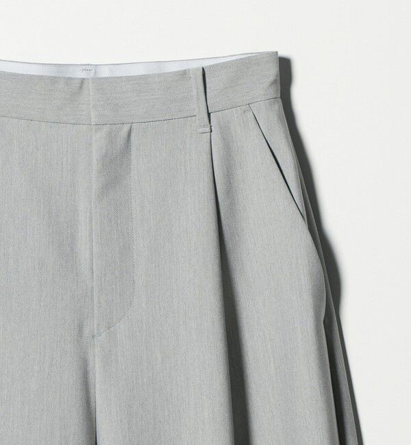 BEAUTY&YOUTH UNITED ARROWS「ポリエステルブレンド カーブパンツ」|スラックス|