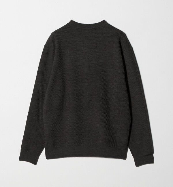 BEAUTY&YOUTH UNITED ARROWS「ウォッシャブルウール ツイル クルーネック ニット 手洗い可能」|ニット・セーター|