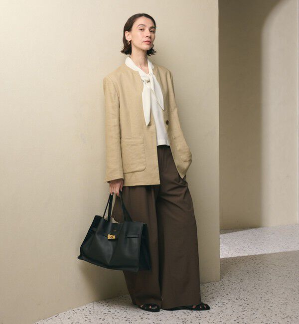 BEAUTY&YOUTH UNITED ARROWS「セルロース タイブラウス ウォッシャブル」|シャツ・ブラウス|