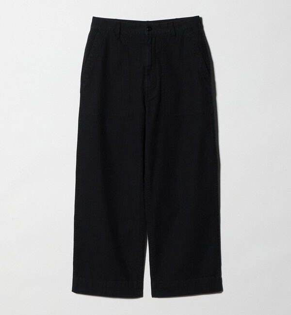 BEAUTY&YOUTH UNITED ARROWS「ヘリンボーン ツイル ベイカーパンツ」|チノ|BLACK