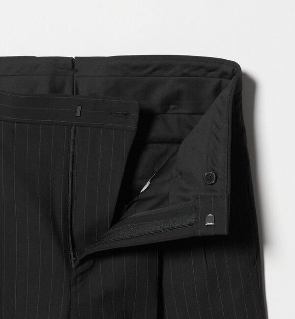 BEAUTY&YOUTH UNITED ARROWS「ダブル T/R 2プリーツ ボリューム スラックス NO.9 ウォッシャブル」|チノ|