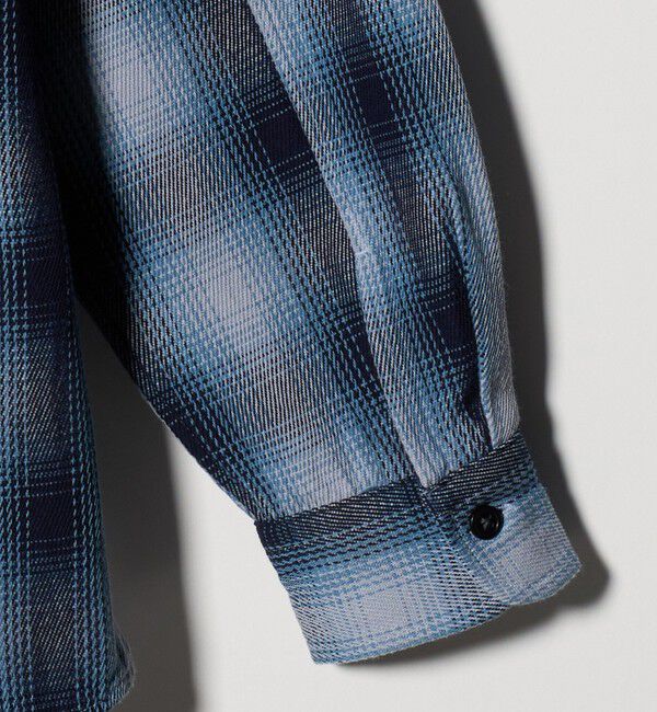 BEAUTY&YOUTH UNITED ARROWS「ドライ ネル オンブレ レギュラーカラー シャツ GRANDE型」|シャツ・ブラウス|